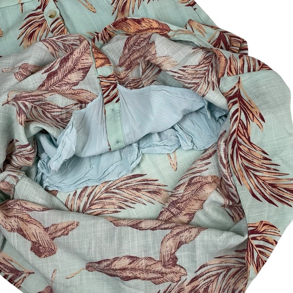 Lucy Paris Palm Leaf Dress Cutout Midi Small - Picture 9 of 13